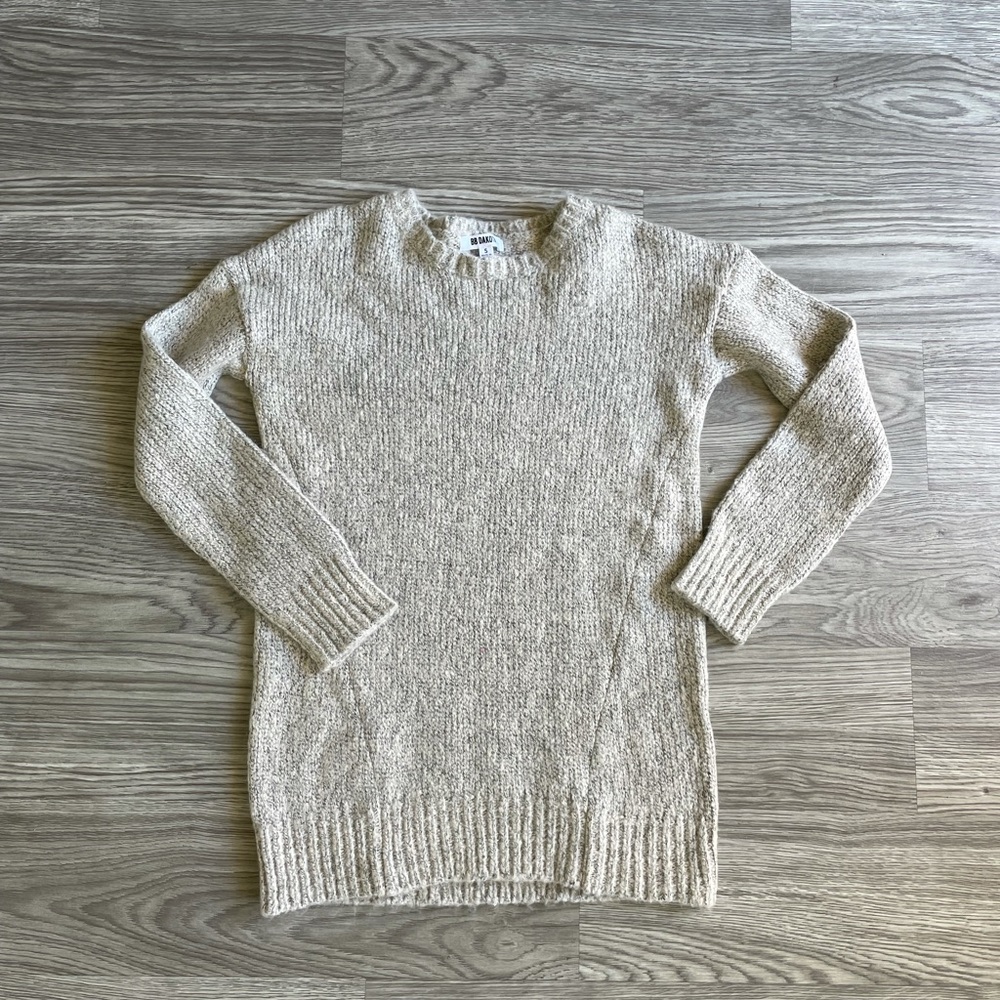 BB Dakota Neutral Beige Knit Sweater